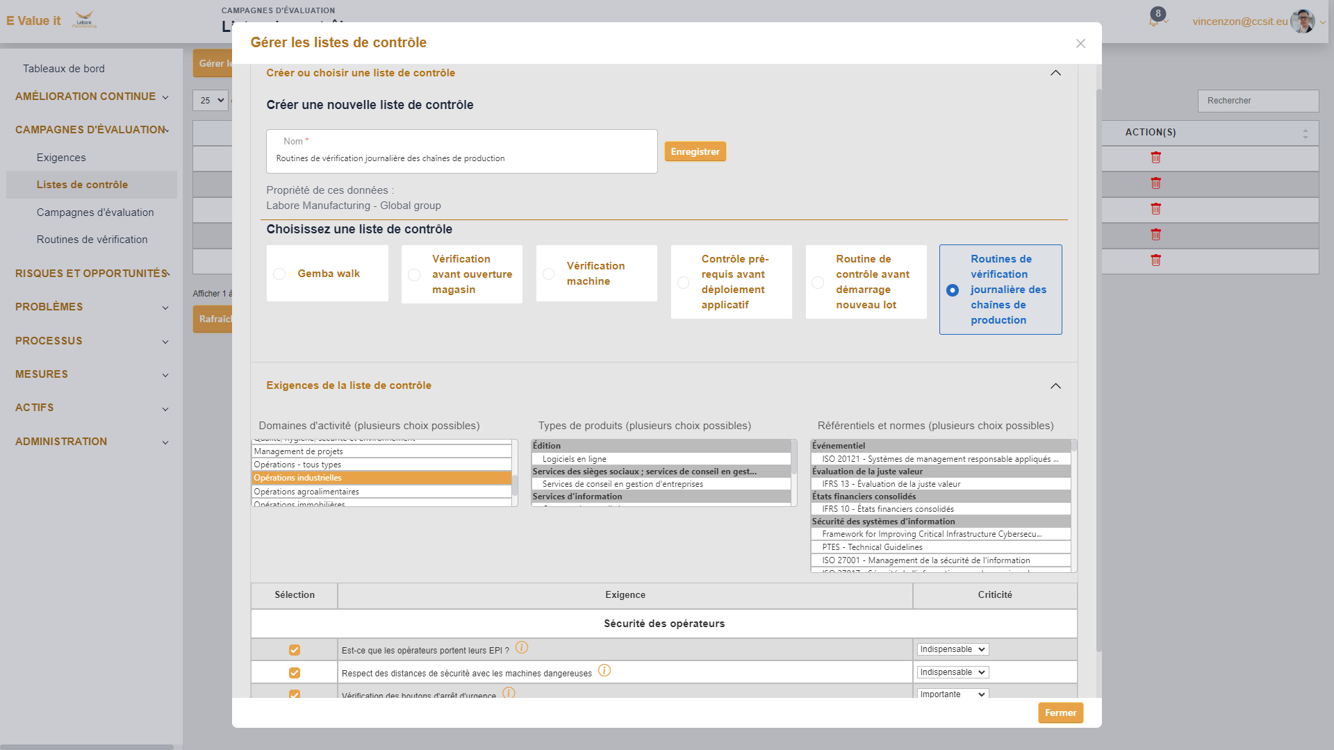 screenshot of E Value it